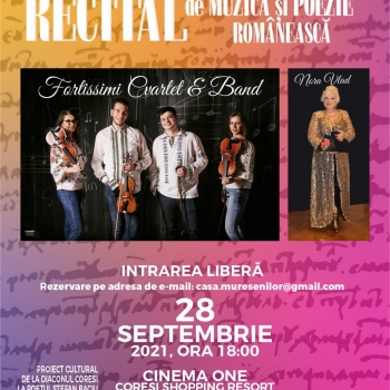 RECITAL DE MUZICĂ ȘI POEZIE ROMÂNEASCĂ